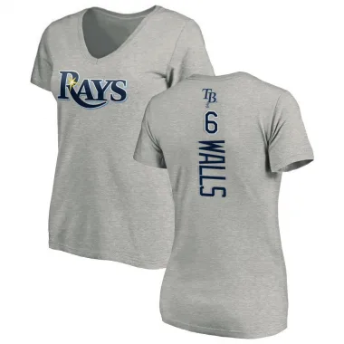 Ash Women's Taylor Walls Tampa Bay Rays Backer Slim Fit T-Shirt -