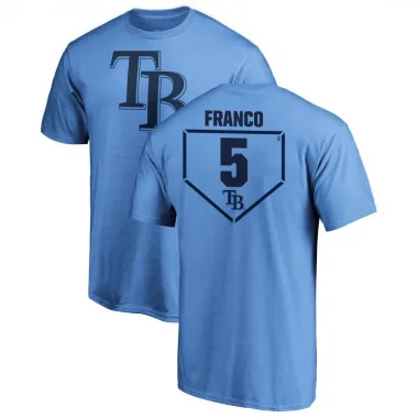 LightBlue Youth Wander Franco Tampa Bay Rays RBI T-Shirt - Light Blue