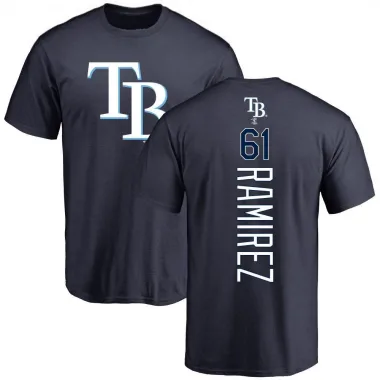 Navy Youth Erasmo Ramirez Tampa Bay Rays Backer T-Shirt -