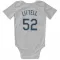 White Tampa Bay Rays Zack Littell   Newborn & Infant Bodysuit